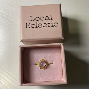 Moonstone + gold ring - size 6 from Local Eclectic
